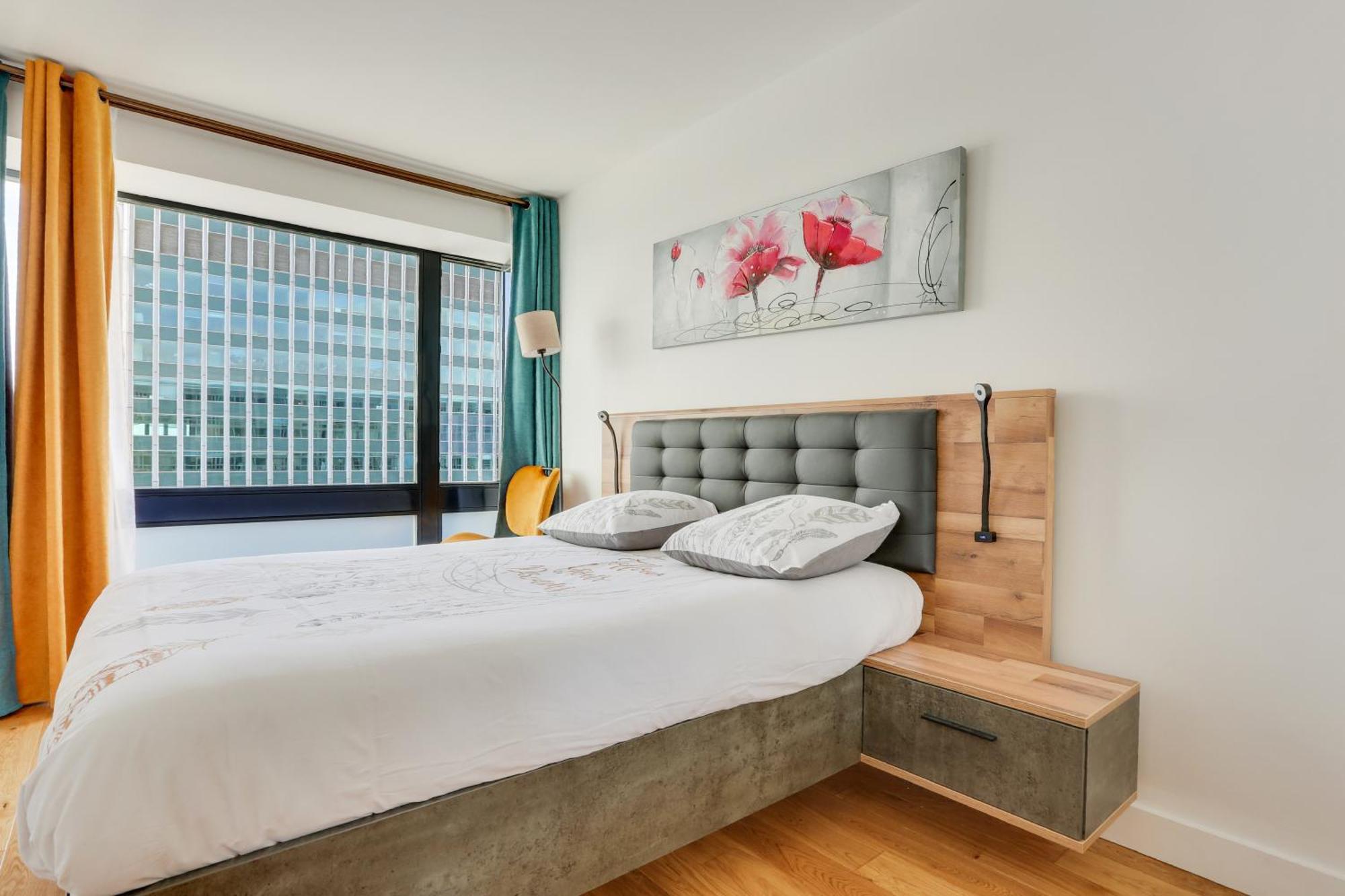 Paris Luxury Apartment 75M2 With Eiffel Tower View, 1 Min Metro, Parking Luaran gambar