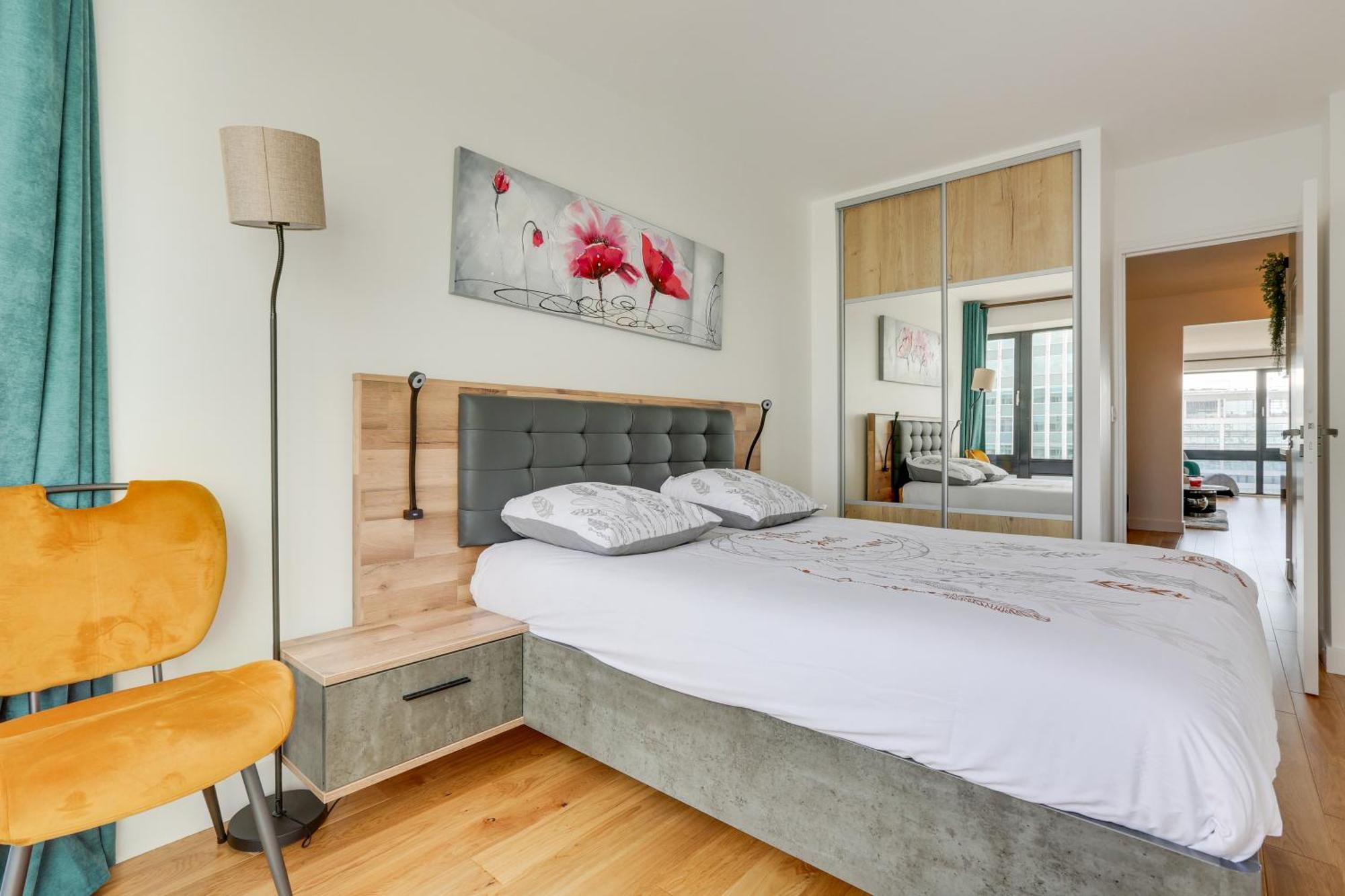 Paris Luxury Apartment 75M2 With Eiffel Tower View, 1 Min Metro, Parking Luaran gambar
